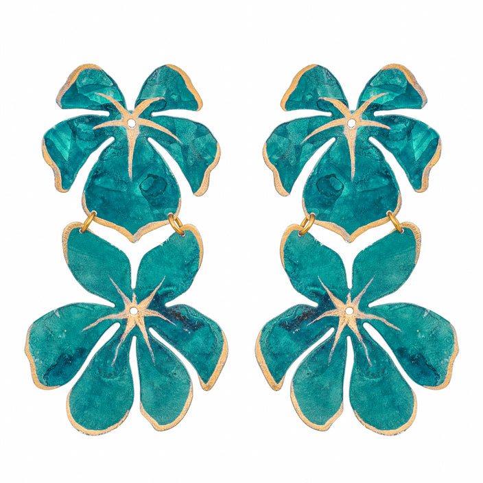 Teal Tahiti Earrings