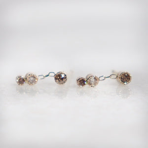 Diamond Loam Droplet Earring (single or pair)
