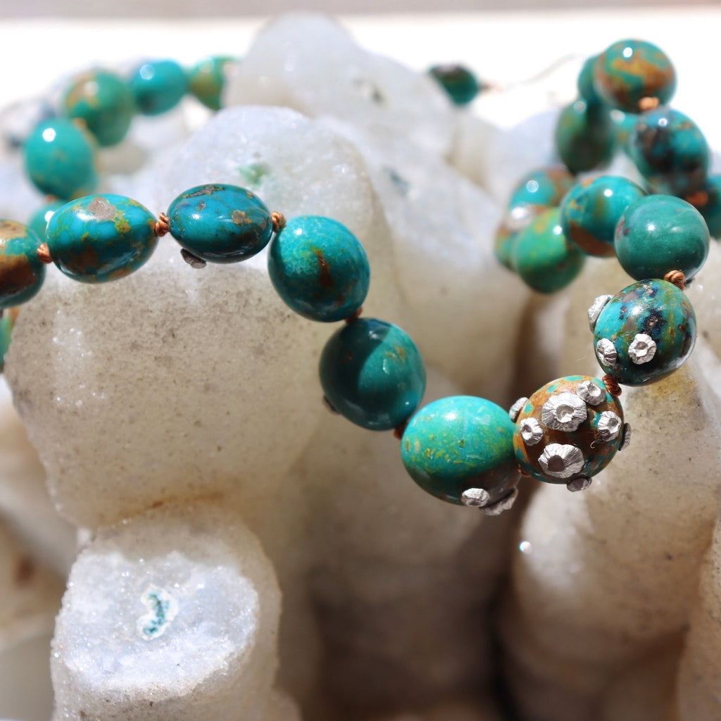 Hunter Turquoise & Barnacle Necklace