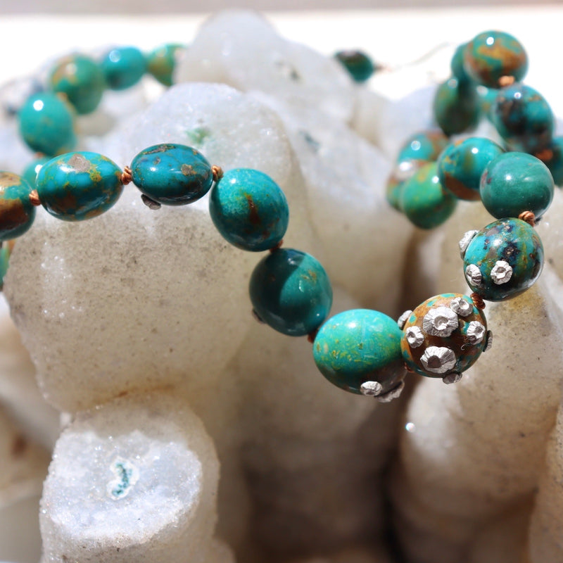 Hunter Turquoise & Barnacle Necklace
